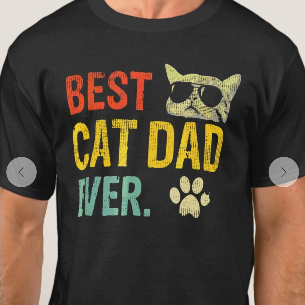 Best Cat Dad Ever T-Shirt